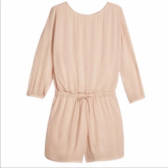 Aritzia Babaton Keagan Romper Cream - Picture 2 of 15